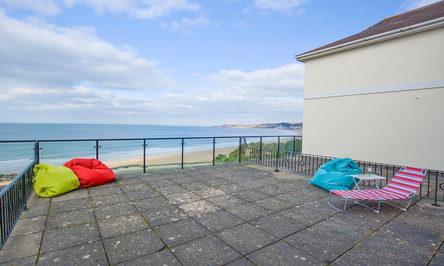 Clifton Court Apt 16 With Indoor Heated Pool & Sea Views Croyde Εξωτερικό φωτογραφία